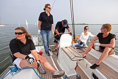 Incentive sailing trip on the Ijsselmeer