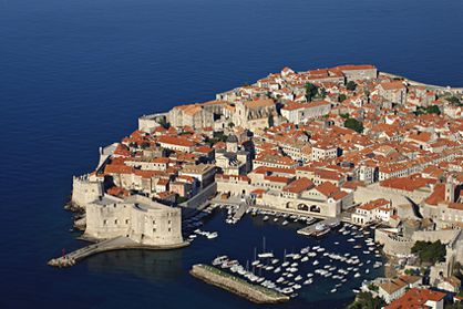 Incentive destination Dubrovnik with a view of the old town and harbor