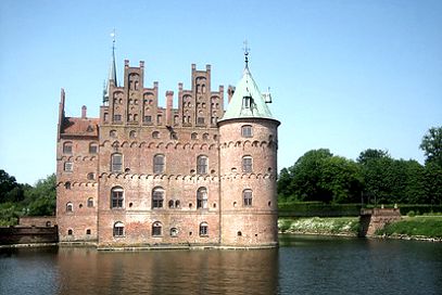 Egeskov castle in Denmark