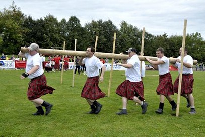 Highland Games als Incentive für "starke Teams"