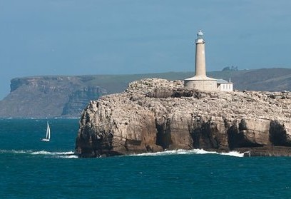 North of Spain: Lighthouse at the Atlantic coast