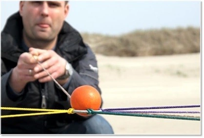 Recovery of a so-called "bomb" during team building on the beach