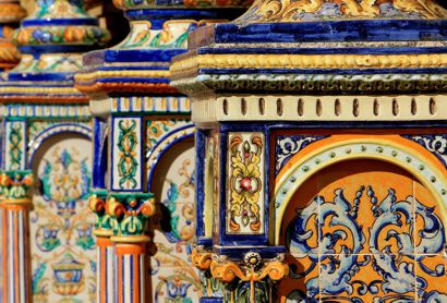 Colourful Spanish ceramics